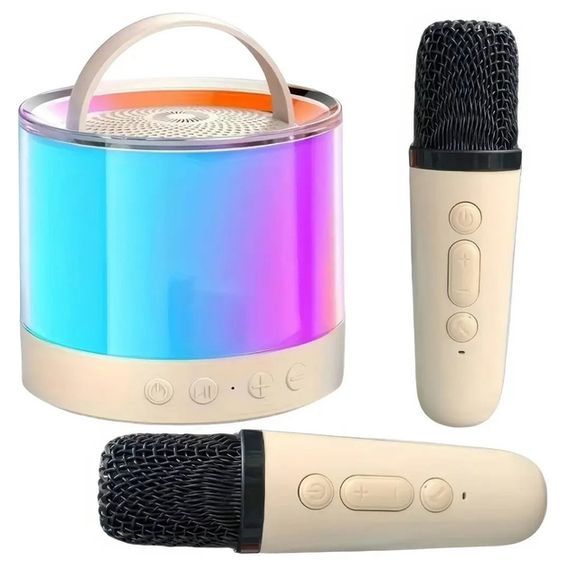 Портативна колонка K52 з Bluetooth та караоке мікрофонами, RGB підсвічування XPRO (47770-K52_330) | Зображення 2