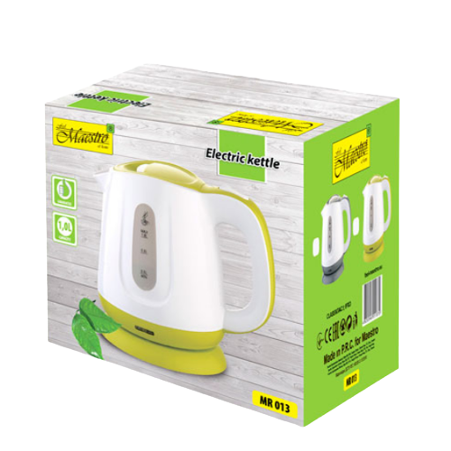Електрочайник 1,0л 900-1100W зелений MR-013-GREEN Maestro | Зображення 1