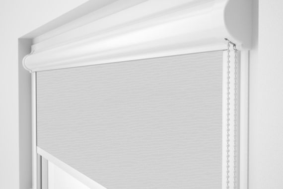 Рулонная штора Rolets Бамбус 2-320-550 55x170 см закрытого типа Белая
