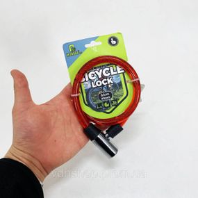 Кращий велосипедний замок, Замок для велосипеда із запасним ключем, Велозамок ланцюг CL-87