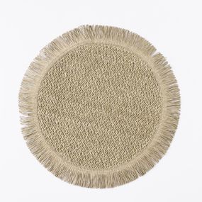 Серветка сервірувальна на стіл кругла Ø38 (см) під тарілки Зелена HP-35-7GR