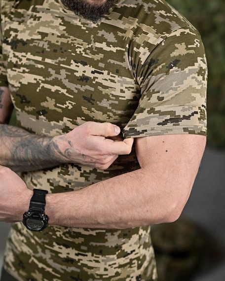 Футболка піксель ЗСУ (гарна якість) МС8525 | Зображення 4