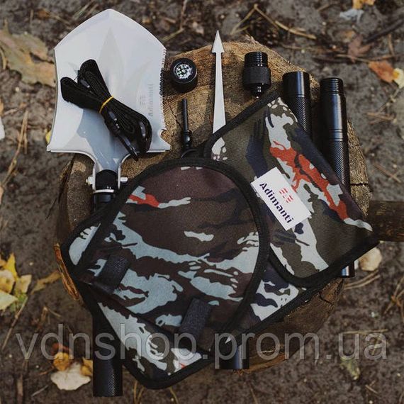 Багатофункціональна туристична саперна лопата Adimanti HK002 11-в-1 складана з чохлом PU-39 | Зображення 1