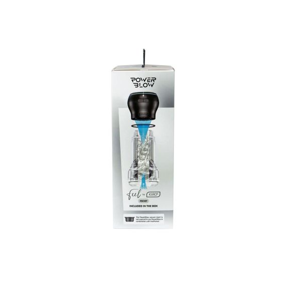 Мастурбатор Kiiroo Feel Pocket Crystal с всасывающей интерактивной насадкой PowerBlow Combo Set Sex Aura | Зображення 6