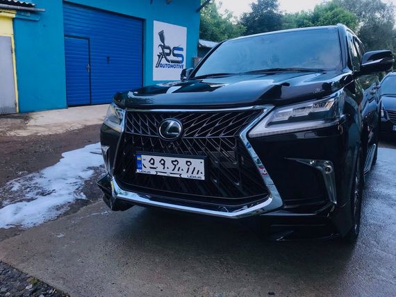 Комплект обвісів (TRD Sport 2017-2020) Білий колір для Lexus LX570/450d | Зображення 9