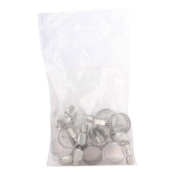 Хомут нержавійна сталь 8 мм, D 6-16 мм INTERTOOL TC-1006 | Зображення 1