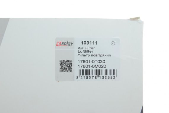 Фільтр повітряний Toyota RAV 4 2.0i 08- 103111 | Зображення 4