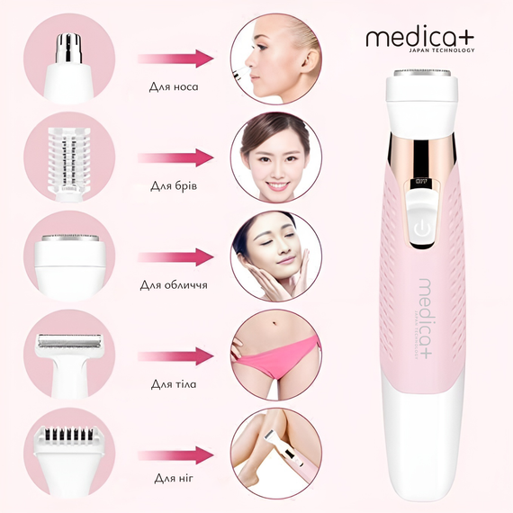 Тример Електростанок 5в1 MEDICA+ G-Trimmer 5v1 (Японія) | Зображення 6