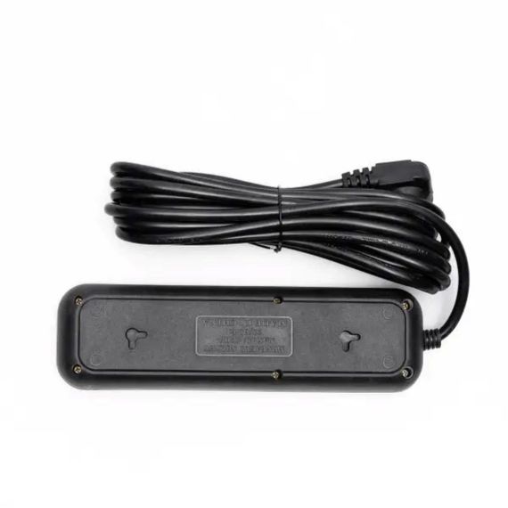 Мережевий фільтр-подовжувач 3 розетки 3хUSB-A 1xUSB-C 5м чорний HP-5-36 | Зображення 4