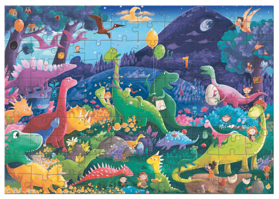 Пазл Dodo Шукай і знаходь Країна динозаврів, 100 елементів (300669) | Зображення 3