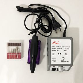 Фрезер для манікюру Beauty nail DM-14/2000, ручний фрезер для манікюру, для зняття гель лаку. NQ-128 Колір: сірий
