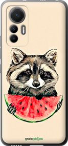 Чохол на Xiaomi 12 Lite Єнотик з кавуном "4605u-2579-2448"
