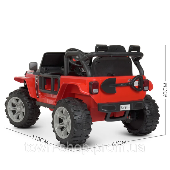 Детский электромобиль Джип Bambi Racer M 4282EBLR-3 до 30 кг | Зображення 1