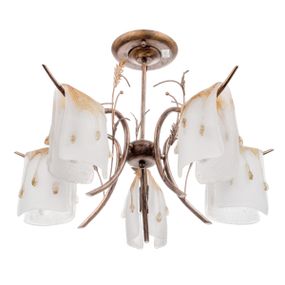 Люстра потолочная флористика E14 60W BR (LK-195C/5)