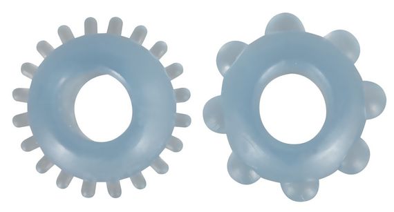 Ерекційні кільця Cock ring set 2 pcs. sexstyle | Зображення 3