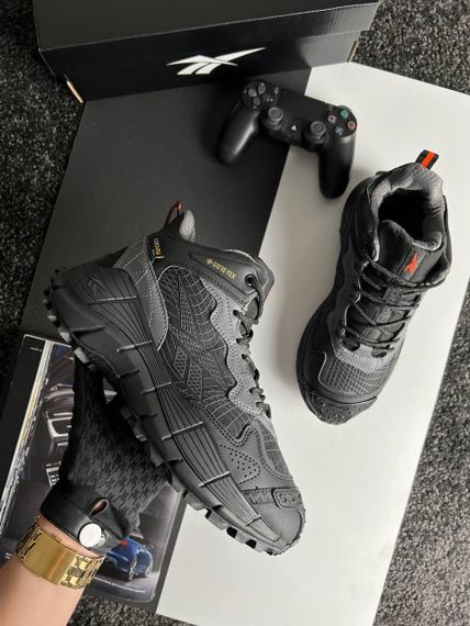 Чоловічі зимові кросівки Zig Kinetica 2.5 Edge Black Grey Orange Fur   , В'єтнам | Зображення 4