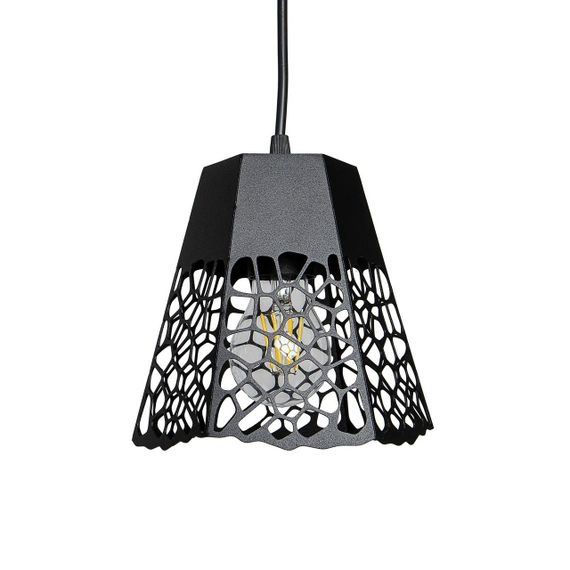 Світильник підвісний (люстра) Floret P170 Чорний, Atmolight