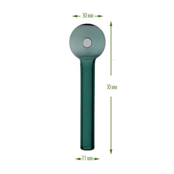 Стеклянная Трубка Вапорайзер Oil Pipe Green | Зображення 1