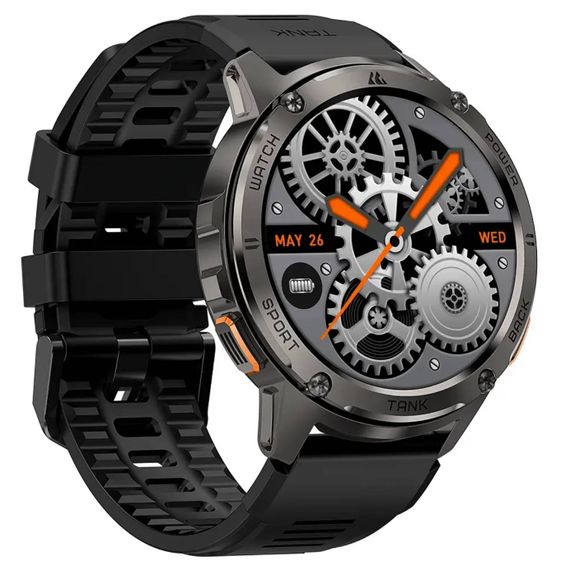 Смарт-годинник тактичний Kospet Tank T3 Metal Black (KTT0003MB) | Зображення 3