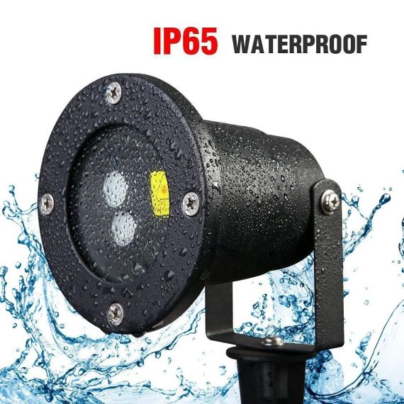 Лазерний зоряний вуличний проектор Star Shower Laser Light Projector IP67 метал корпус + пульт + вологостійкий | Зображення 8