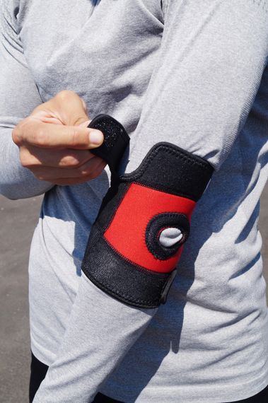 Налокітник Power System PS-6011 Neo Eibow Support Black/Red (1шт.) M | Зображення 5