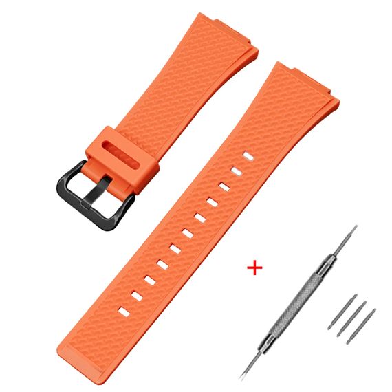 Ремінець для Casio G-Shock GA-100/110 Orange BK