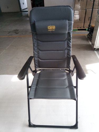 Крісло розкладане Комфорт 47х40х44/114см, алюмінієвий каркас СИЛА