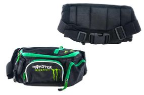 Сумка   (черно-зеленая, на пояс)   MONSTER ENERGY