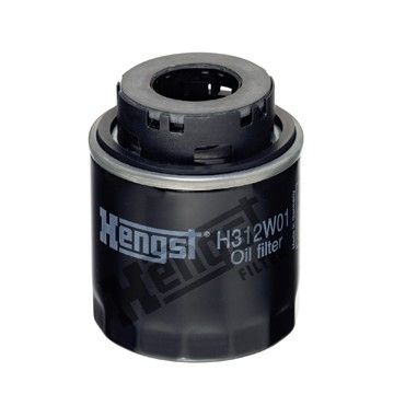 Фильтр масляный VW Golf/Passat/Tiguan/Touran 1.2-1.4 TSI 06-, Hengst, H312W01,