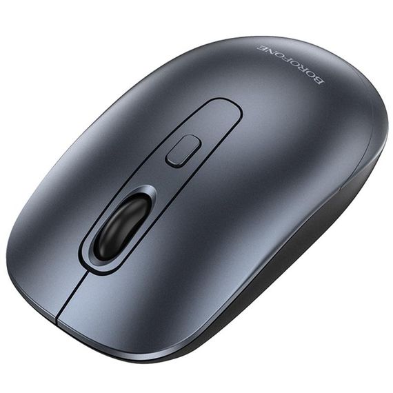 Миша бездротова Borofone BG13 Winner 2.4G Black / Metal gray | Зображення 4