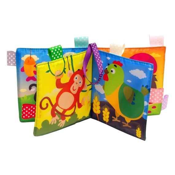 Мягкая книжка-пищалка "Кто что ест" Книжковий хмарочос 403792 | Зображення 1