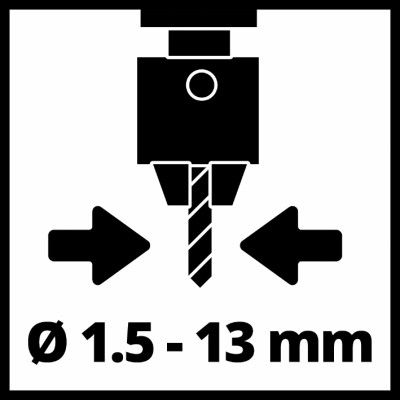 Сверлильный станок Einhell TC-BD 450, 450Вт, 600-2650об/мин, патрон 1.5-13мм (4520592) | Зображення 16