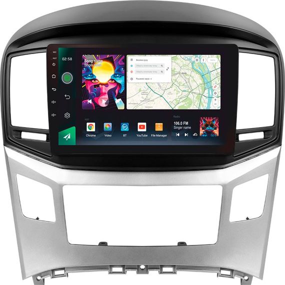 Штатна магнітола Sigma PRO 9464 4+64 Gb Hyundai H1 2 2015-2021 9"