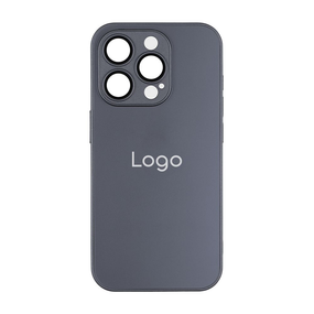 Чехол AG-Glass Matte Camera Lens with Magsafe для Iphone 15 Pro Max Цвет Graphite Чорний