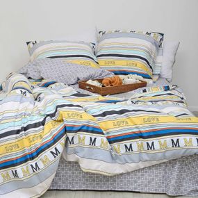 Постельное белье евро Viluta Сатин Twill 535-E 220х200 см