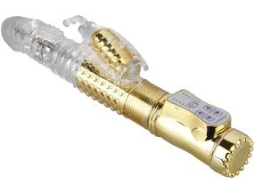 Вібратор - rabbit з ротацією та телескопічними рухами (USB)