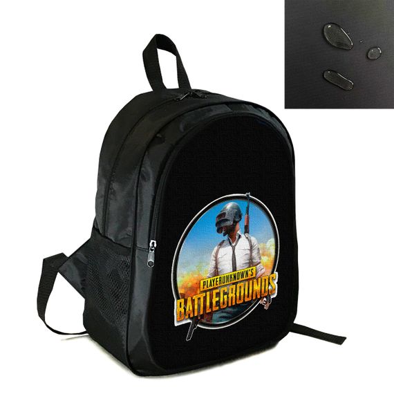 Рюкзак міський/шкільний 38×28см з принтом PUBG: Battlegrounds дитячий, підлітковий, спортивний (4206)