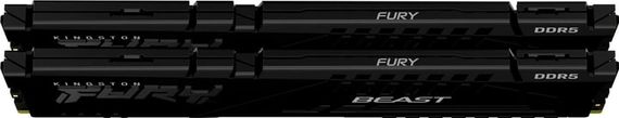 Память ПК Kingston DDR5 16GB KIT (8GBx2) 5200 FURY Beast KF552C40BBK2-16 | Зображення 2