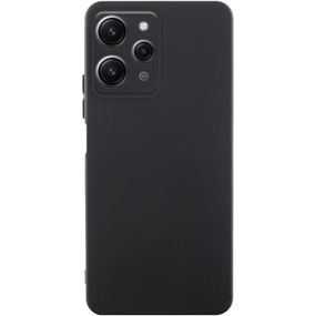 Чохол TPU GETMAN Liquid Silk Full Camera для Xiaomi Redmi 12 Чорний / Black