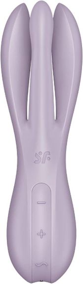 Кліторальний вібратор Satisfyer Threesome 2 Violet, 3 гнучкі пальчики, 3 мотори Sex Aura | Зображення 1