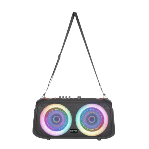 Портативна колонка 40W чорний SuperBass "PartyBox" Havit HV-SQ127BT | Зображення 2