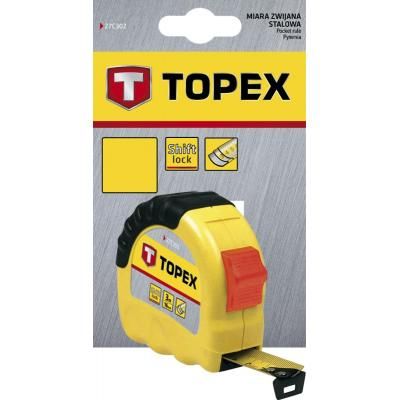 Рулетка Topex стальная лента 10 м x 25 мм (27C310) | Зображення 1