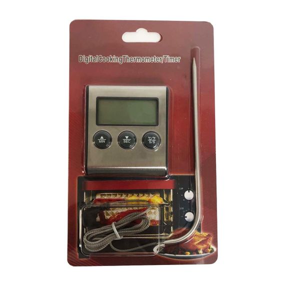 Кухонний термометр із виносним щупом та таймером, до +250C, TP-700 / Цифровий термометр для духовки | Зображення 9