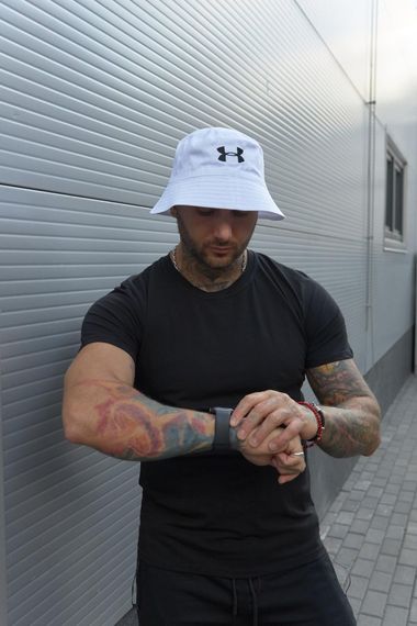 Панама бавовняна базова Under Armour біла (2301512309) | Зображення 1