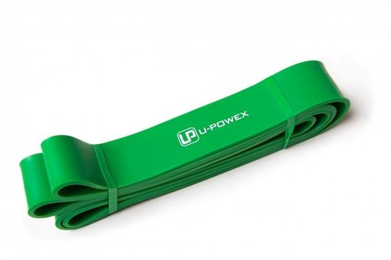 Эспандер-петля (резинка для фитнеса и кроссфита) U-POWEX UP_1050 Pull up band (23-57kg) Green | Зображення 1