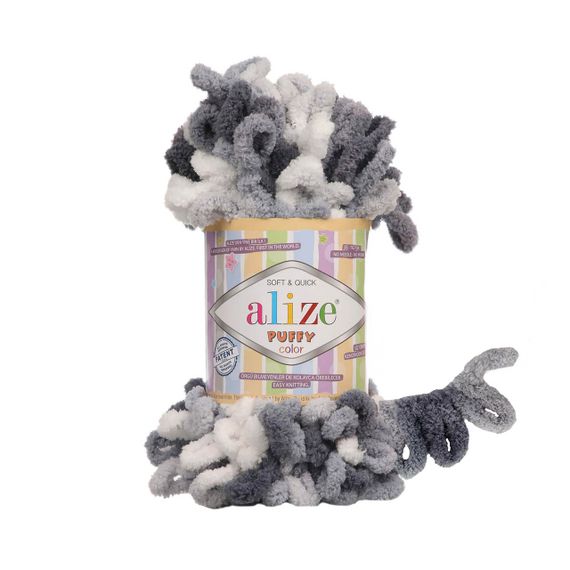 Пряжа ALIZE PUFFY COLOR 5925 алізе пуффі колор