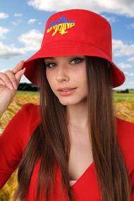 Панама «Ukraine» красный