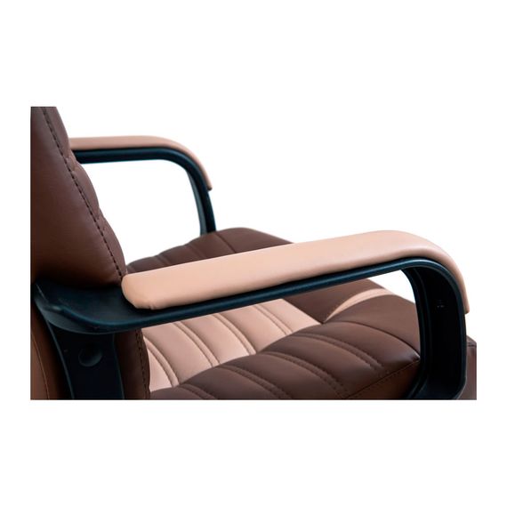 Крісло Атлант Пластик Річ M-1 (Tilt) Канзас Браун + Латте | Зображення 3