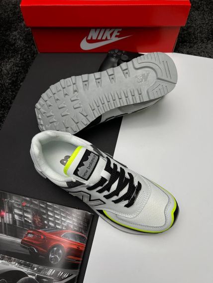 Кросівки чоловічі N3ew B3alan3ce 574 TP2 White Yellow Neon , В'єтнам 43 27,5 | Зображення 4