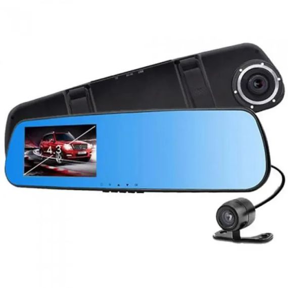 Зеркало видеорегистратор с камерой заднего вида DVR 1433EH | Зображення 3